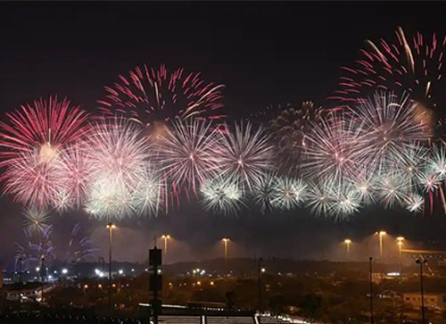 阿坝县焰火晚会