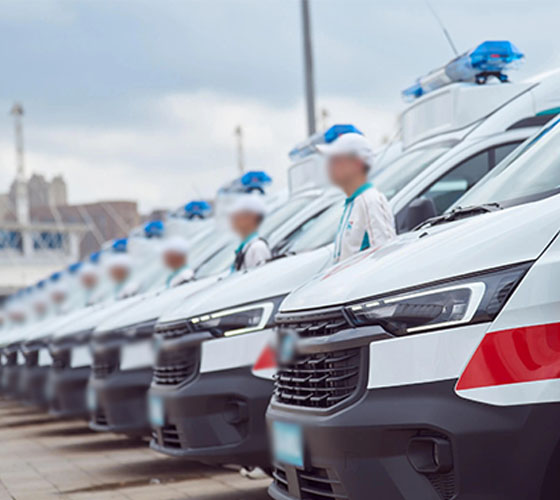 阿坝县服务车队展示